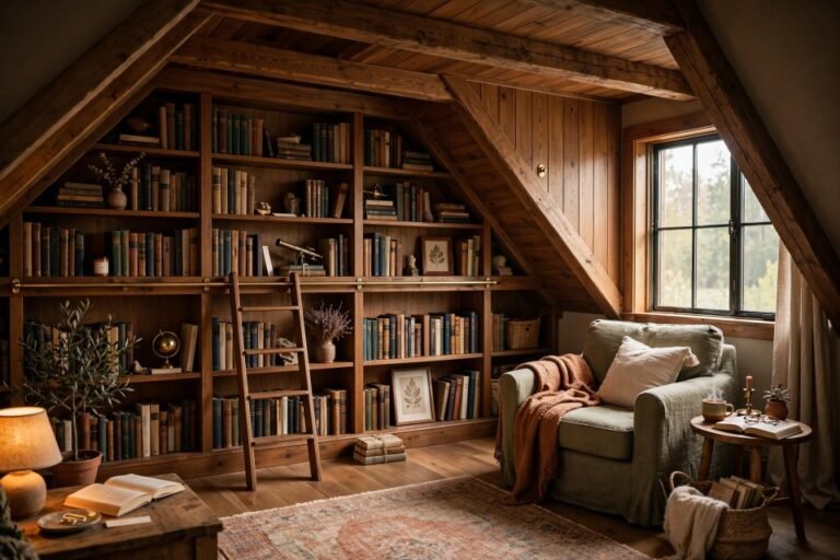 15 Attic Library Ideas for a Cozy Reading Nook