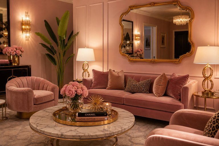14 Pink Living Room Ideas for a Chic Cozy Space