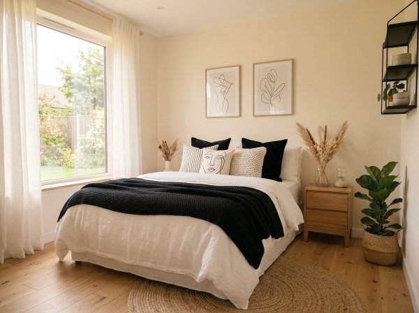 14 Black and White Bedroom Ideas for a Timeless Look