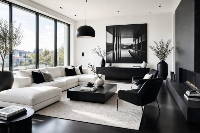 17 Black Living Room Ideas with Bold Style