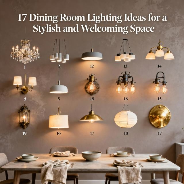 17 Dining Room Lighting Ideas for a Stylish and Welcoming Space