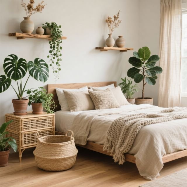 Add Natural Elements to Your Master Bedroom Decorating Ideas