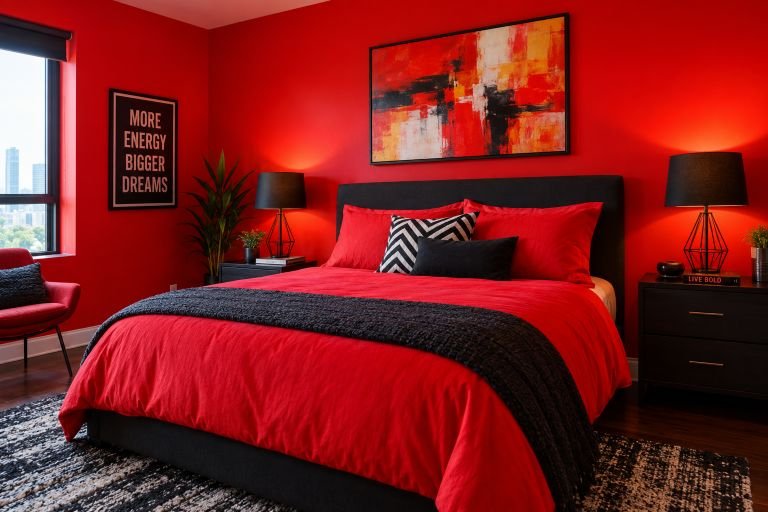 Bright Red and Its Energizing Effect
