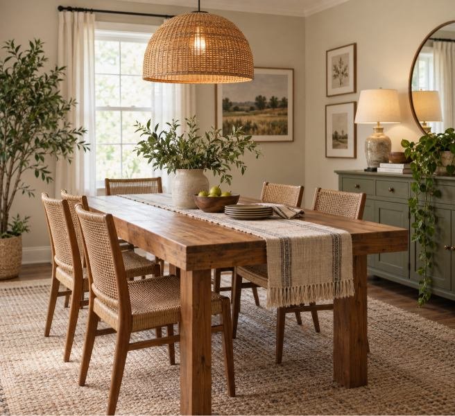Casual Dining Room Ideas Lighting, Color, and Decor