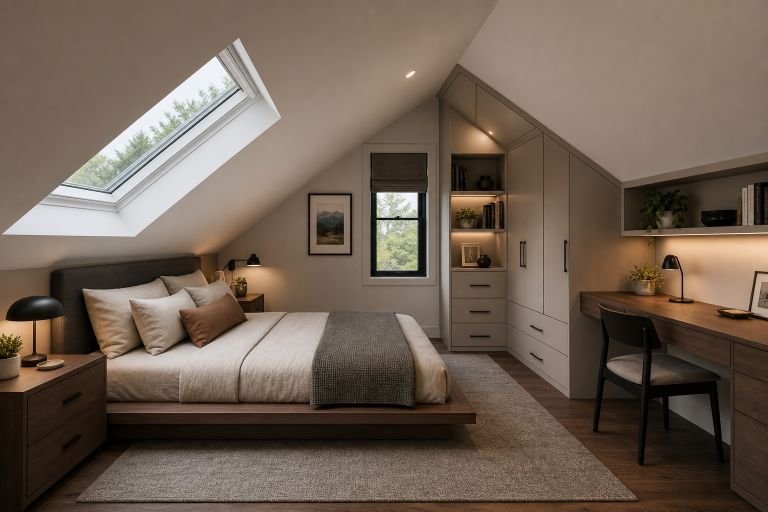 Choose Furniture That Works With Slanted Ceiling Rooms