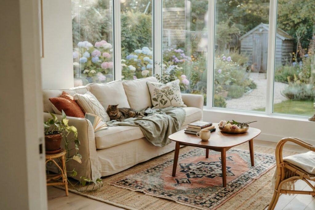 Create a Cozy Sunroom Living Room