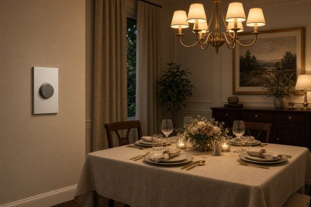 Dining Room Lighting Design With Warm and Inviting Bulbs