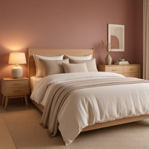 Dusty Rose for Warmth Without Overpowering the Room