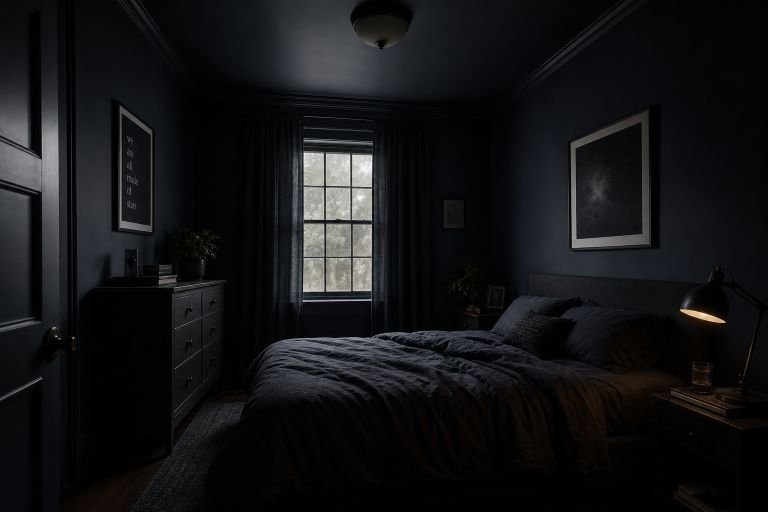 How Dark Colors Can Affect a Bedroom