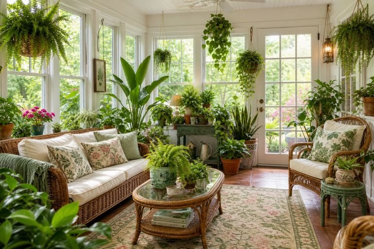 Sunroom Ideas With Plants for a Fresh Natural Look