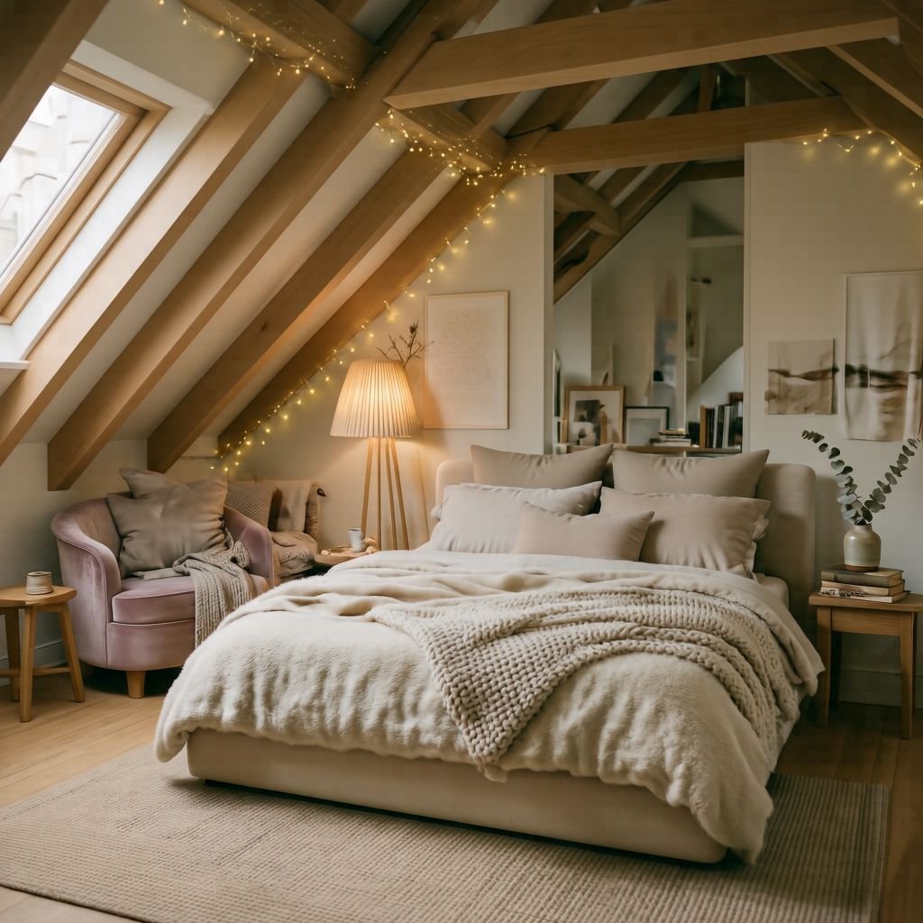 Transform Sloped Ceiling Rooms Into a Beautiful Retreat